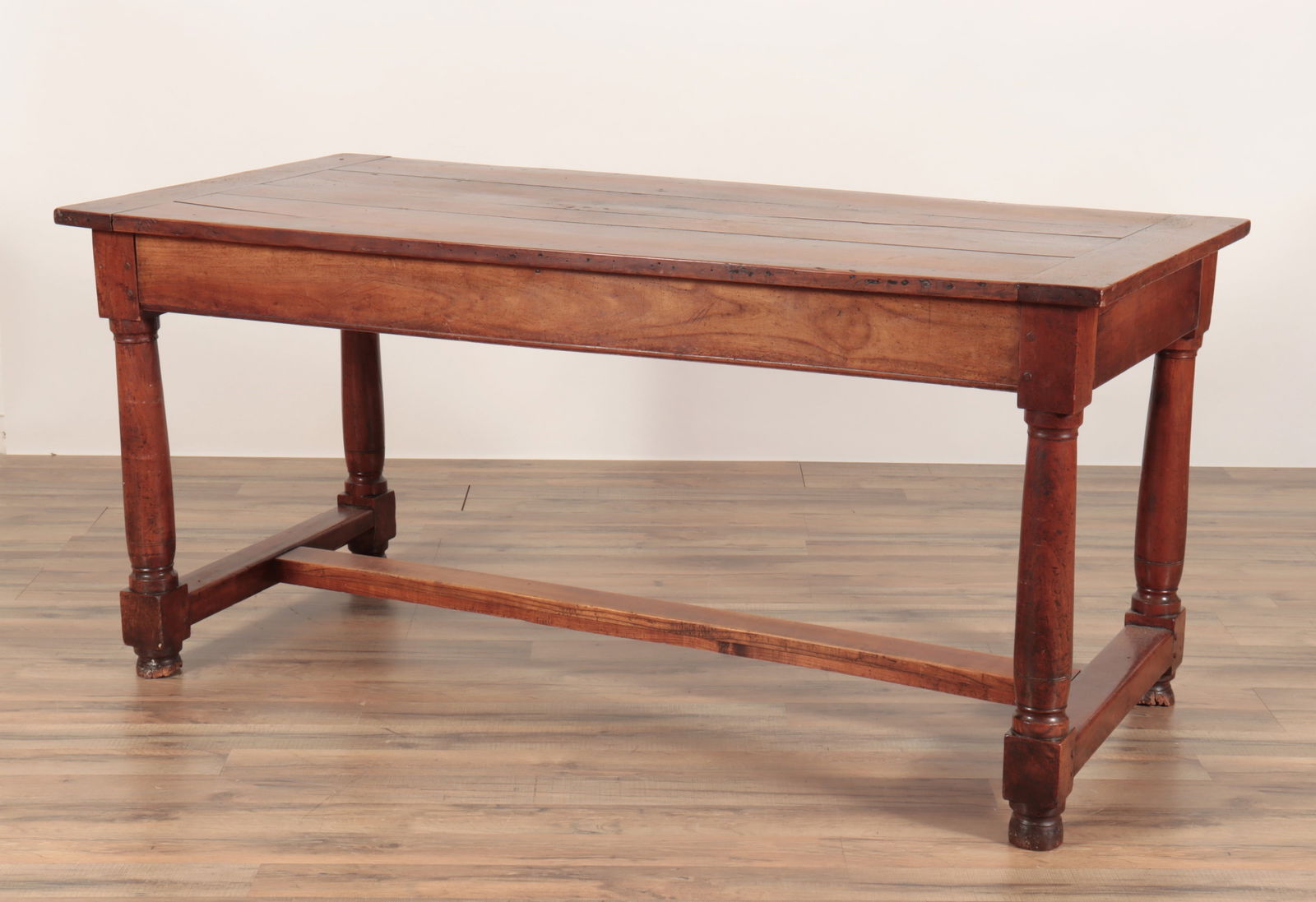 French Provincial Cherry Tavern Table, 19th C. (1 of 10)