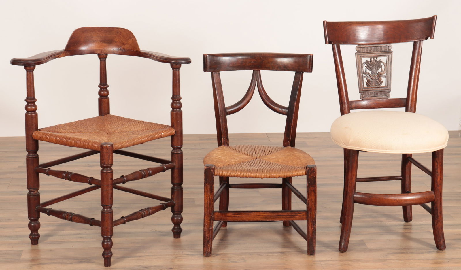 French Side Chairs & Corner Chair (1 of 8)