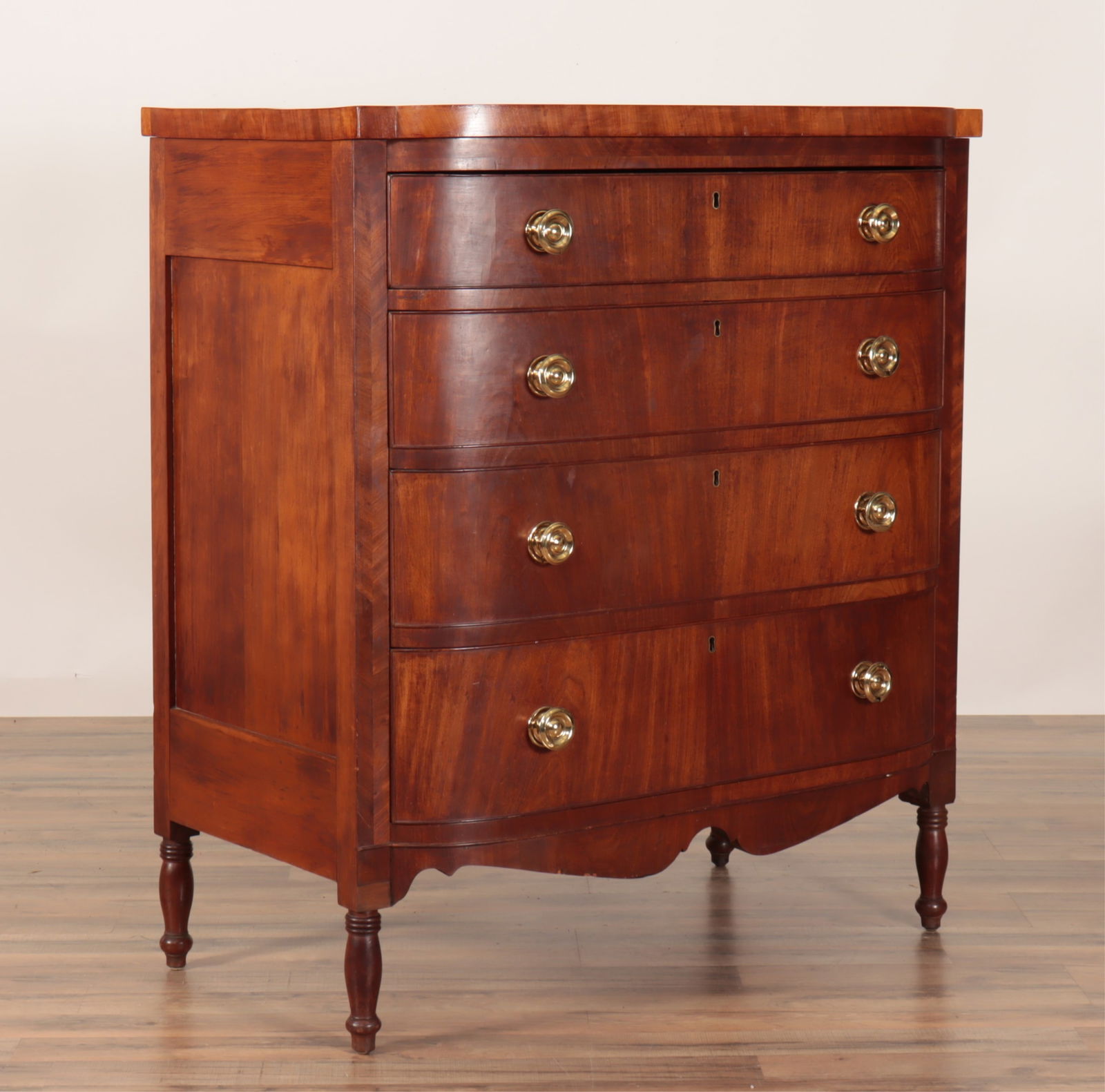 19th C. New England Federal Chest of Drawers (1 of 11)