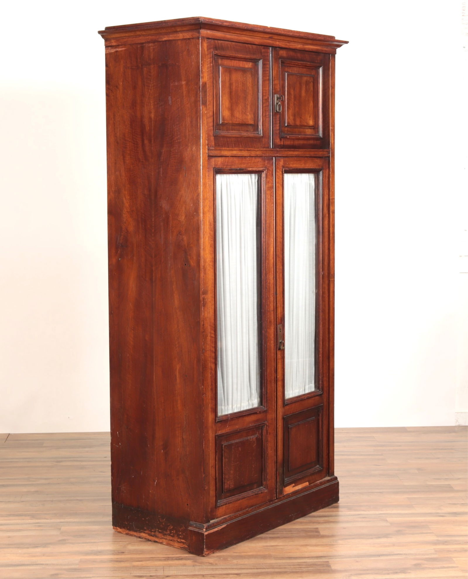 Late Victorian Walnut Storage Cabinet, 19th C. (1 of 11)