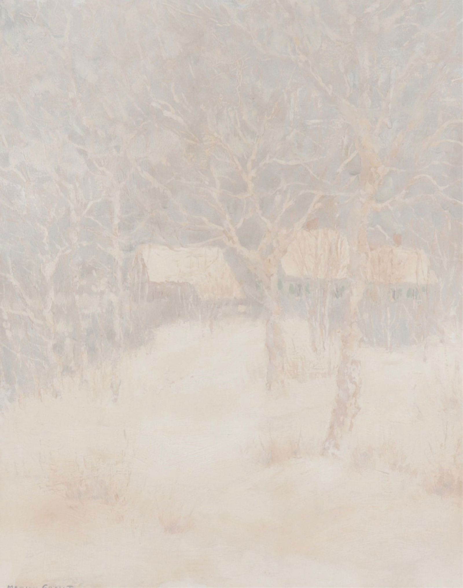 Marion Gray Traver - Winter Scene O/M (1 of 4)
