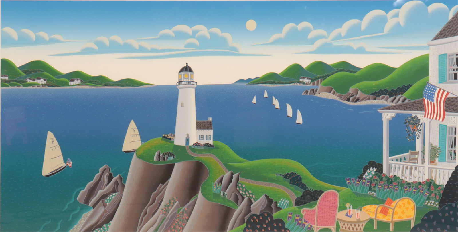 Thomas McKnight - Newport, Lithograph (1 of 8)