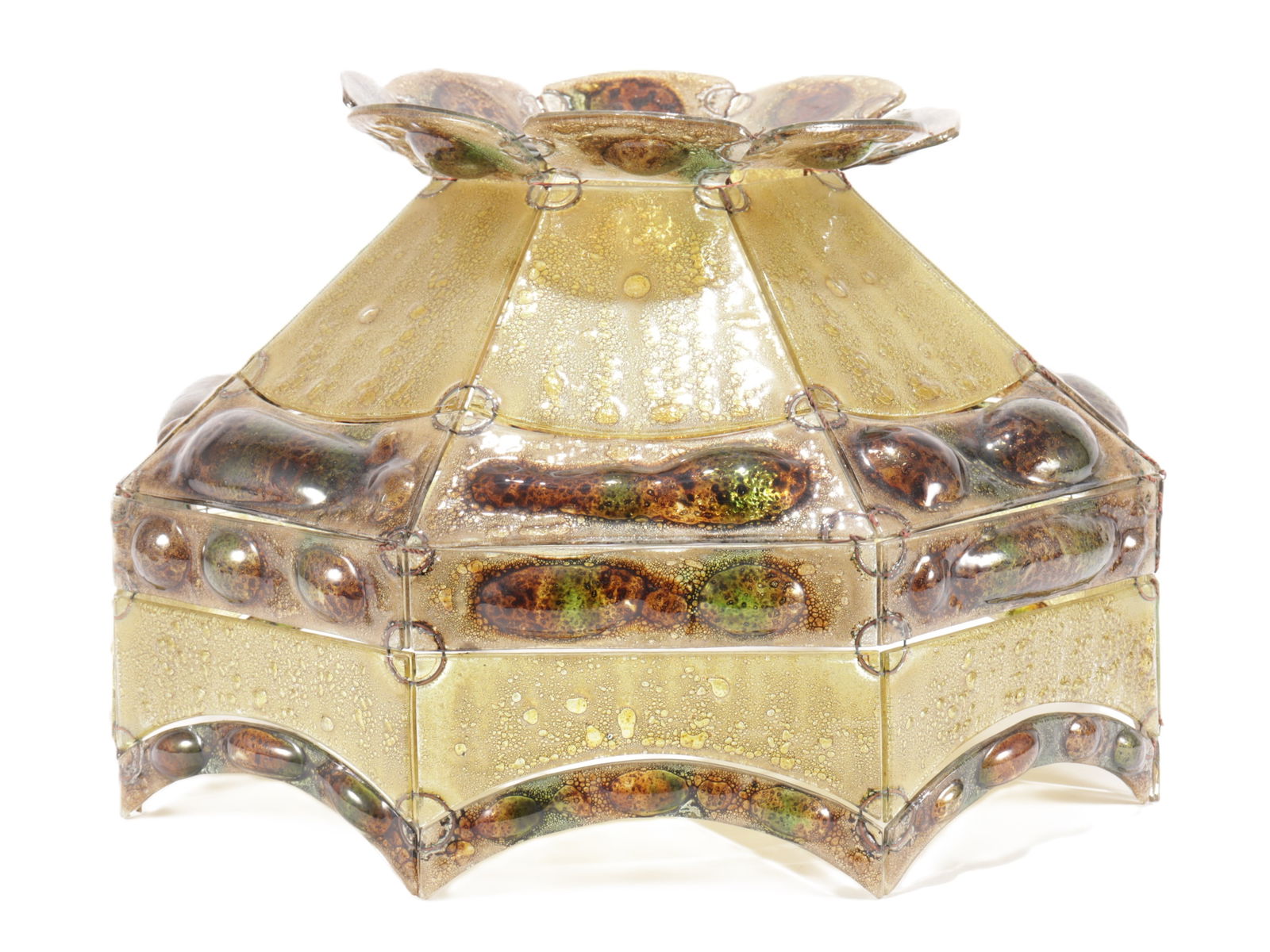 Larry Livolsi - Tiffany Style Art Glass Shade (1 of 6)
