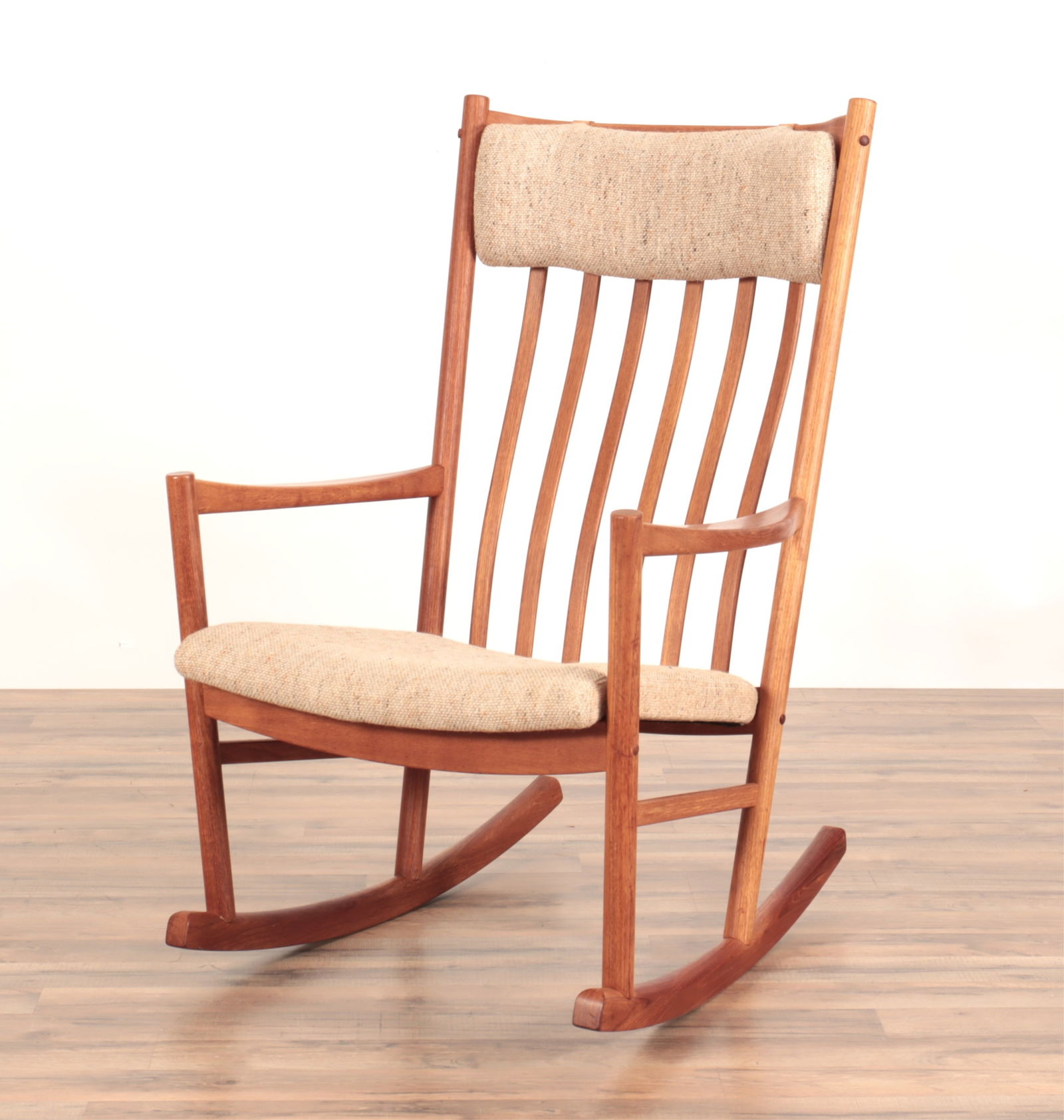 Hans Wegner for Tarm Stole Teak Rocking Chair (1 of 7)