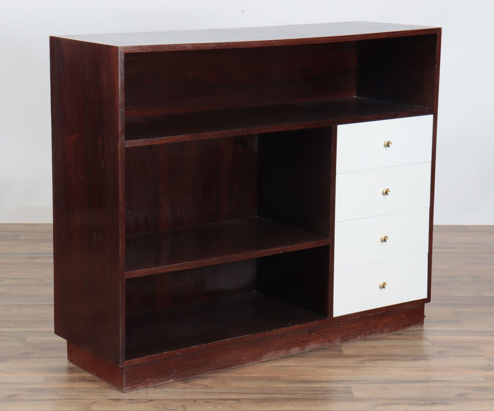 Mid Century Rosewood & Formica Bookcase, c.1965 (1 of 4)