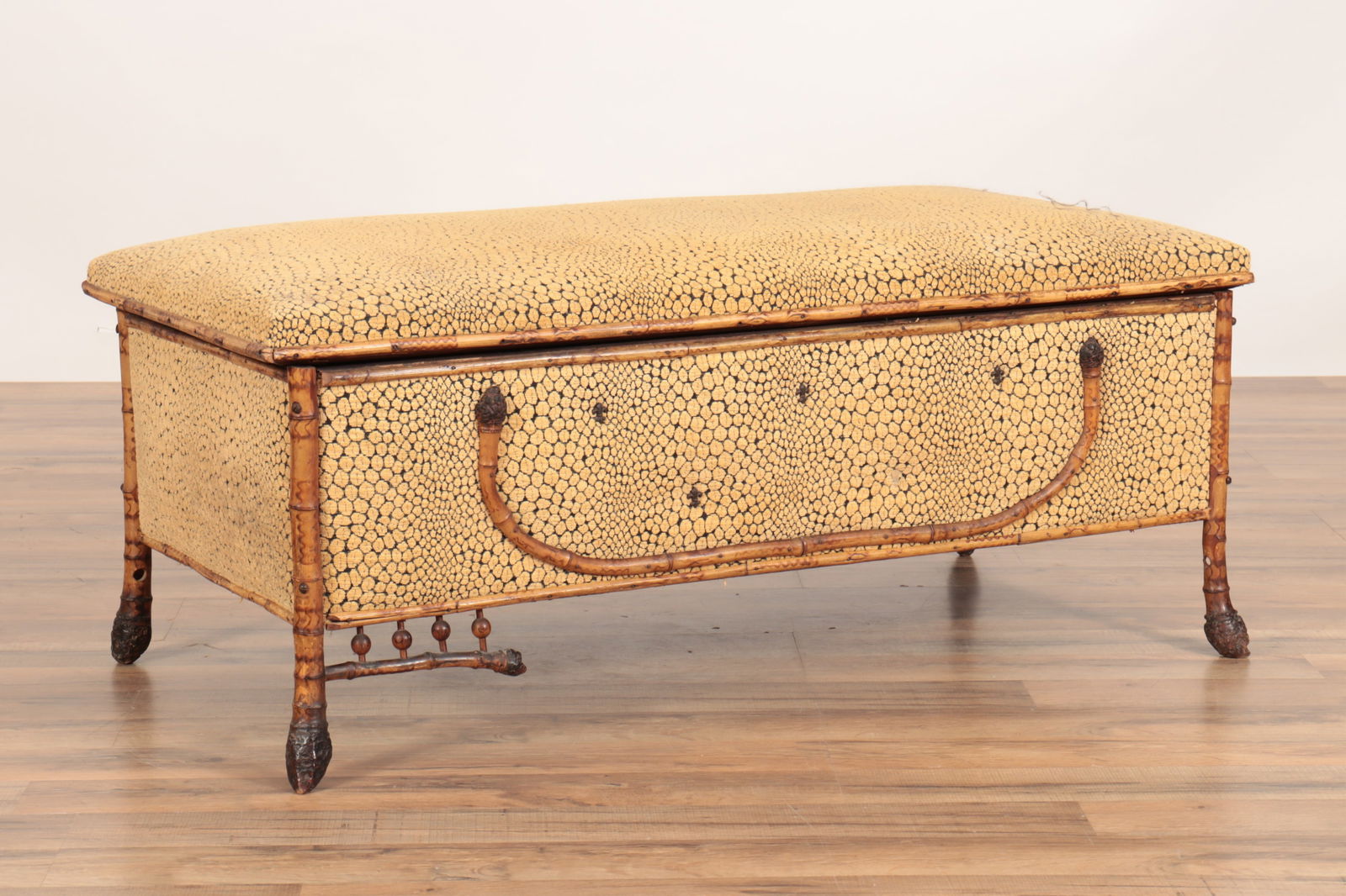 Rattan Upholstered Blanket Chest/Bench (1 of 10)