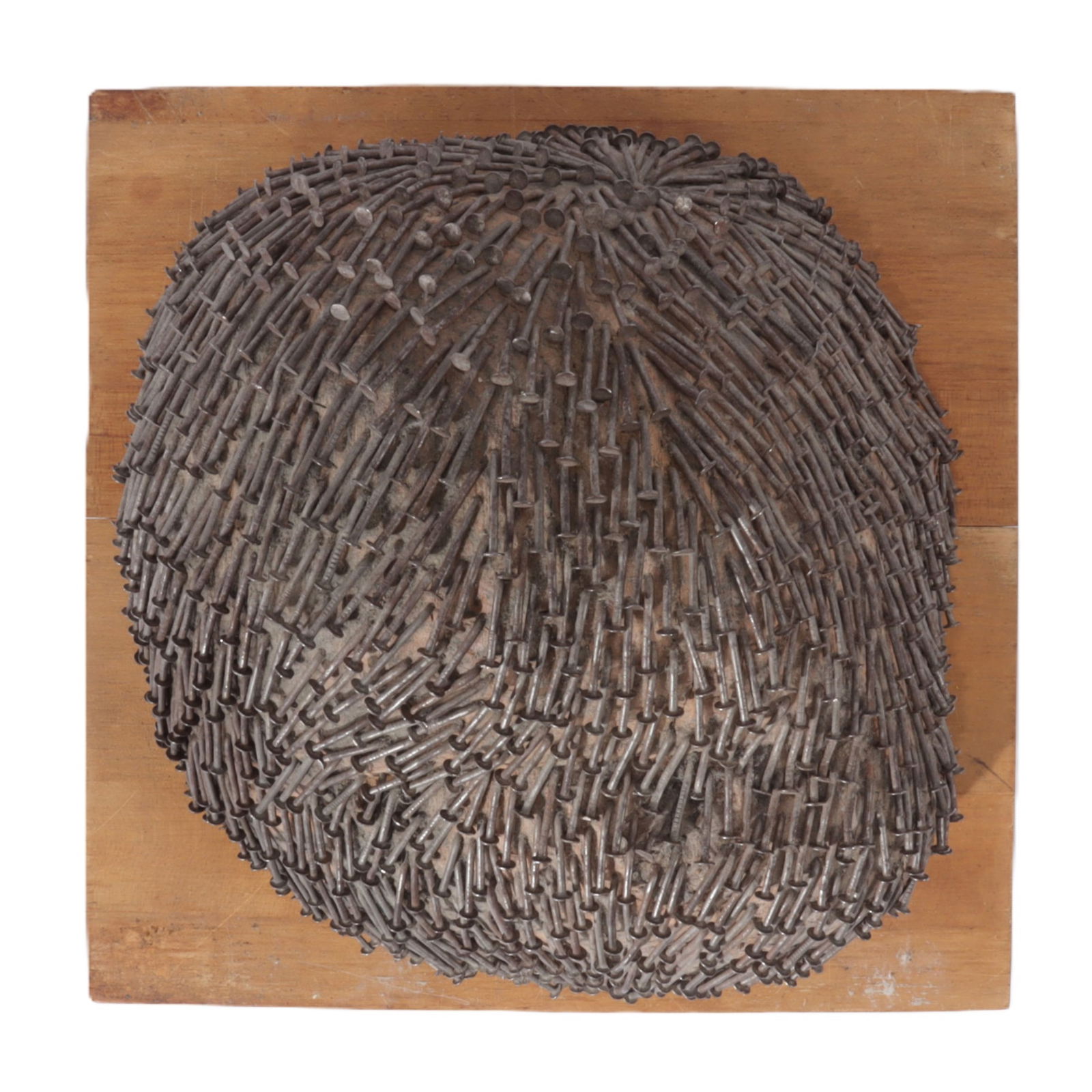 Unknown Artist - Hedgehog, Metal on Wood (1 of 4)