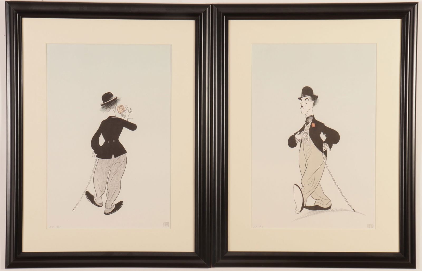 Al Hirschfeld - Charlie Chaplin Lithographs (1 of 11)