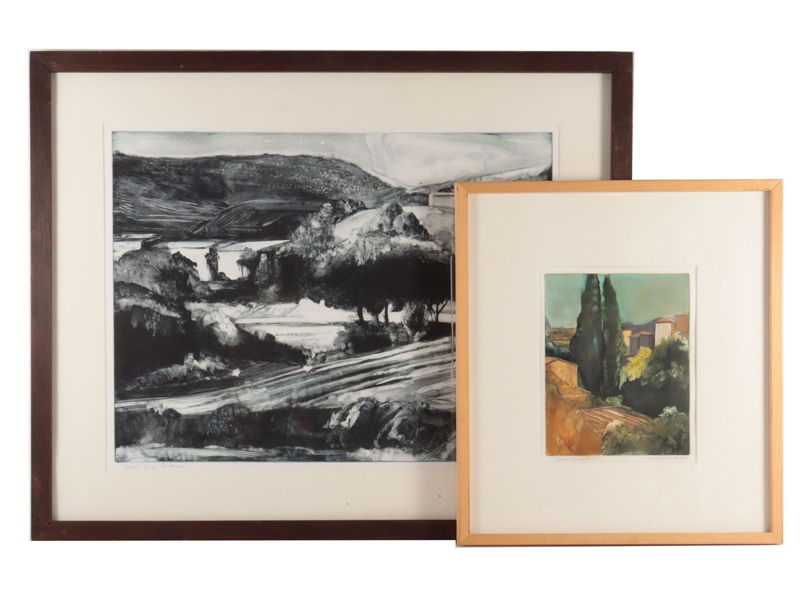 Linda Sokolowski - 2 Monotypes (1 of 9)