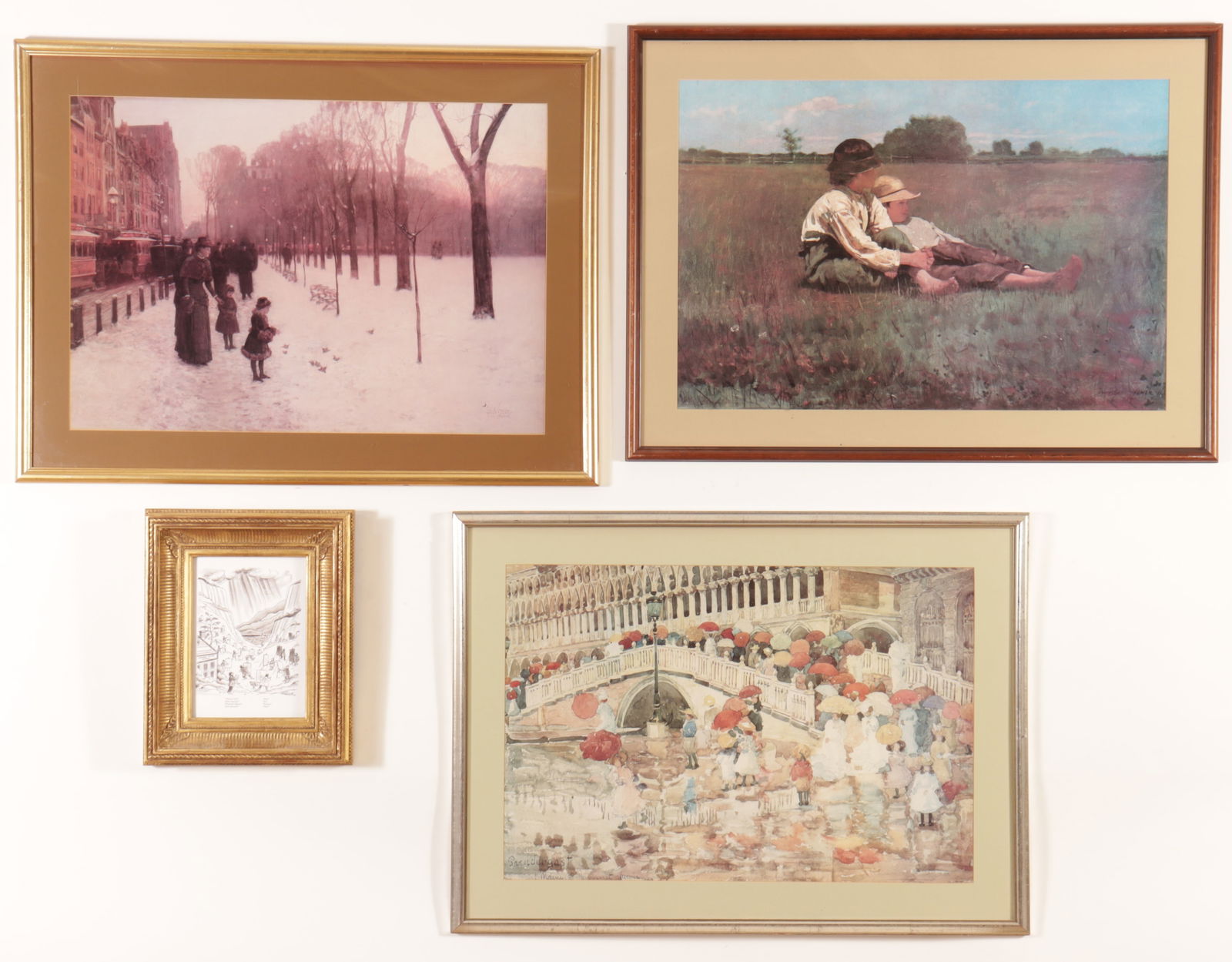 Framed American Prints- Hassam, Homer, Prendergast (1 of 12)