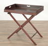 American Heritage Mahogany Butler's Tray on Stand