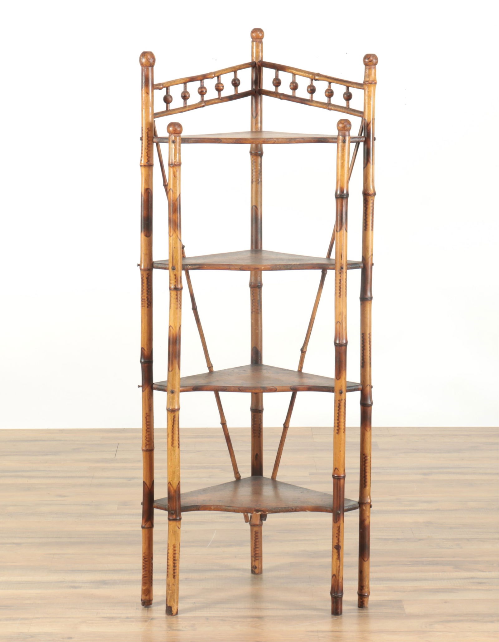 Rattan Corner Open Shelf (1 of 5)