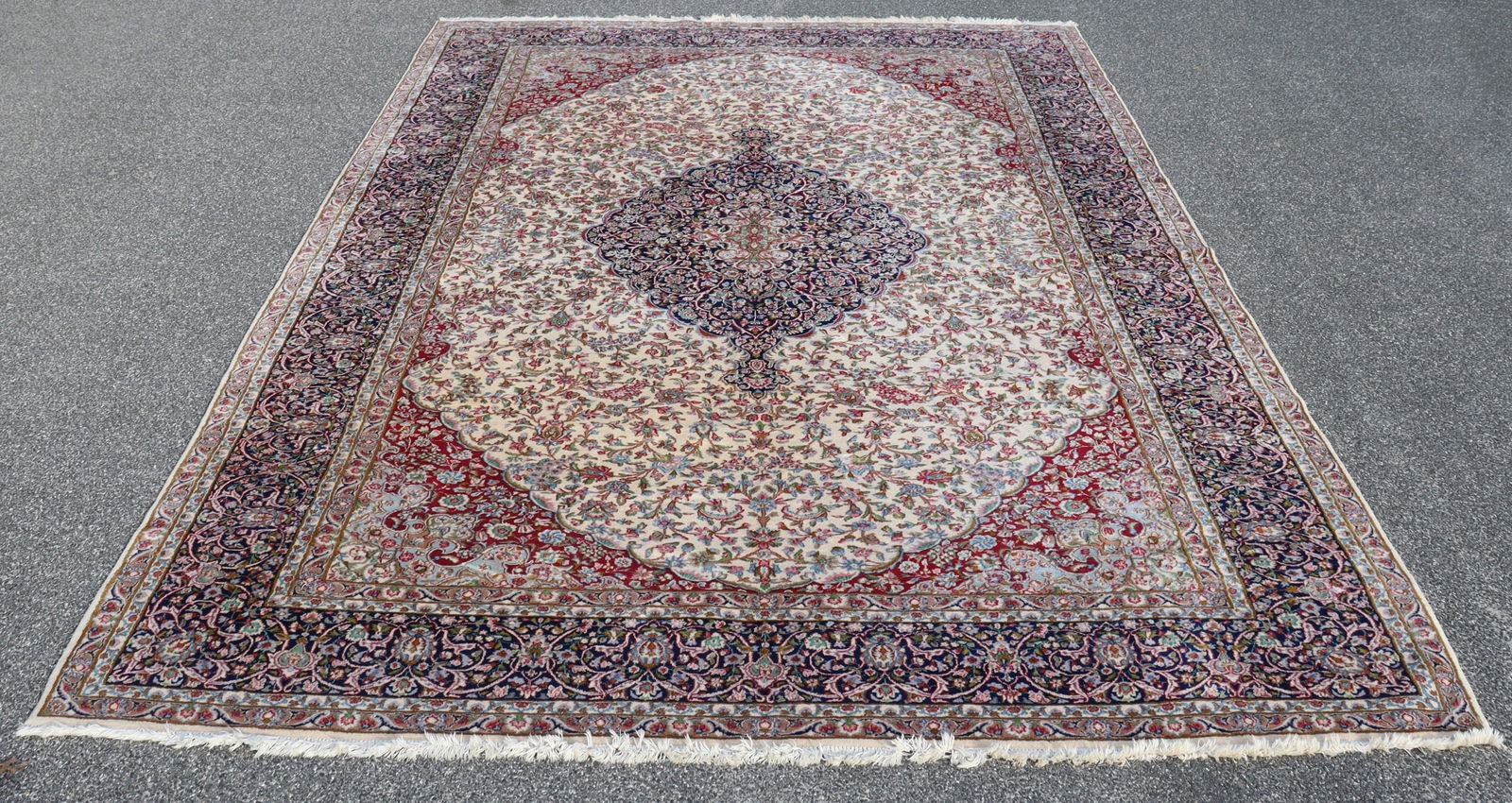 Persian Tabriz Style Rug 12-3 x 20 (1 of 10)