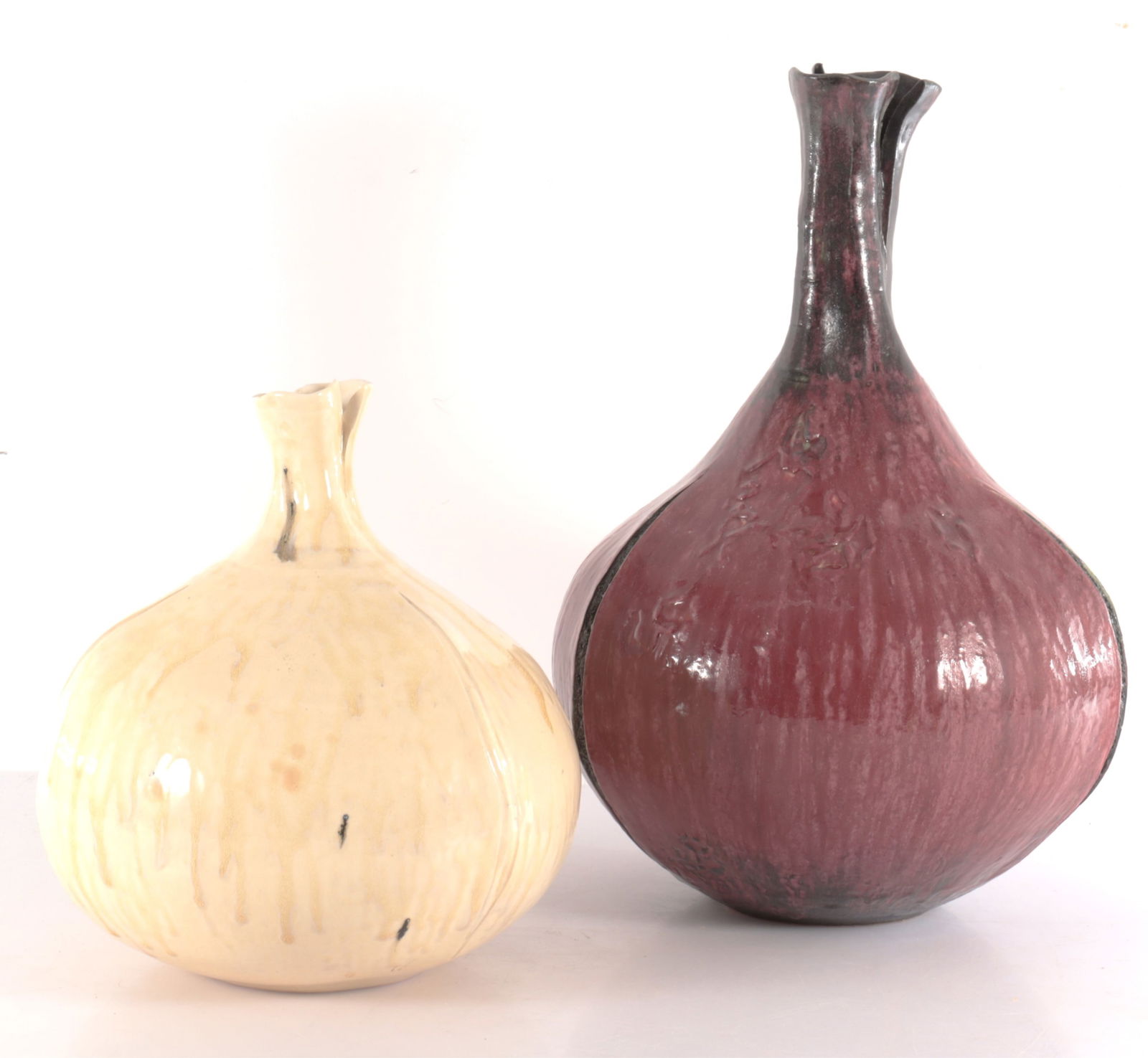 Souby Boski 2 Glazed Pottery Vases (1 of 8)