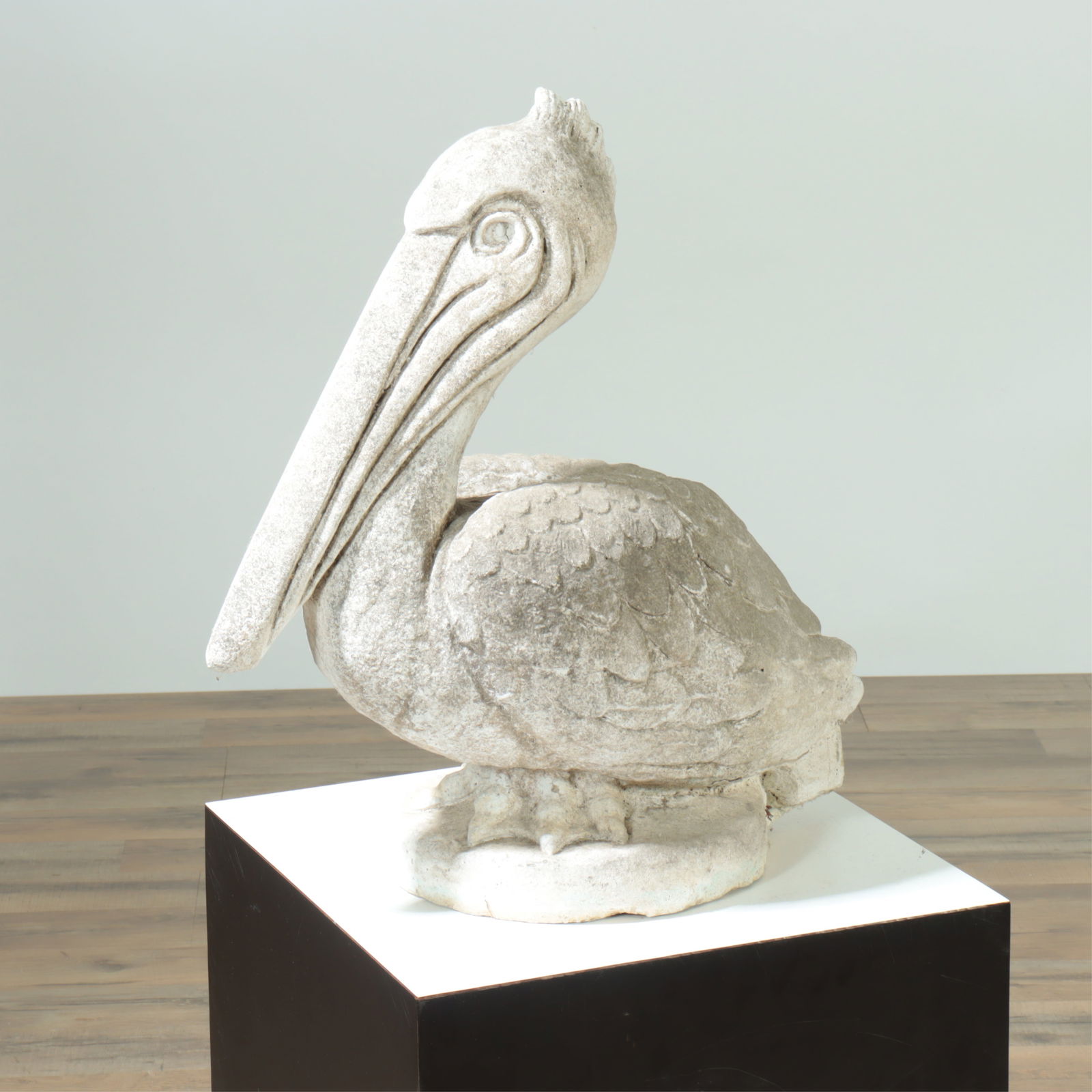 Cast Cement Garden Pelican (1 of 5)