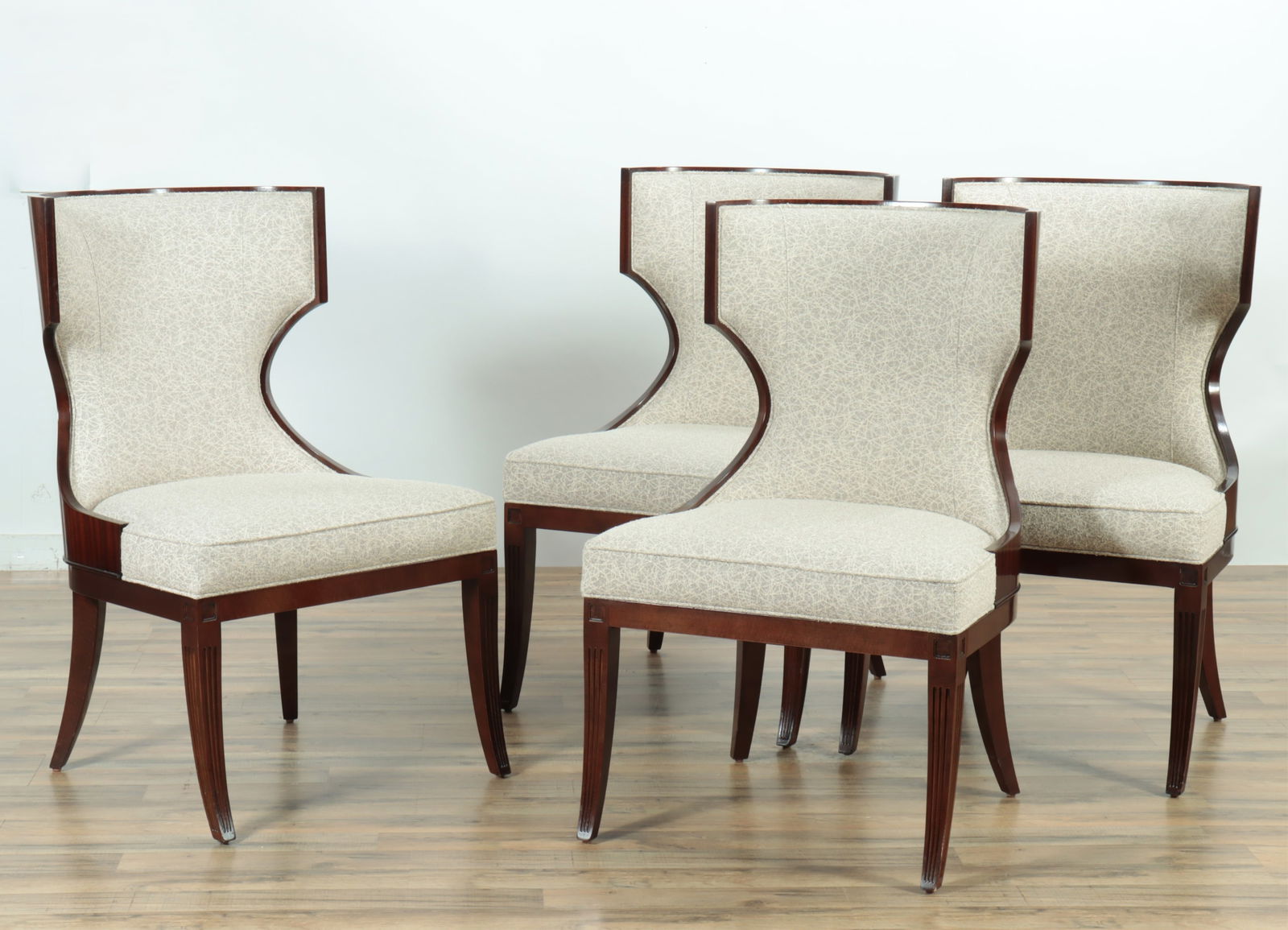 Set of Four Baker Marat Dining Chairs (1 of 8)