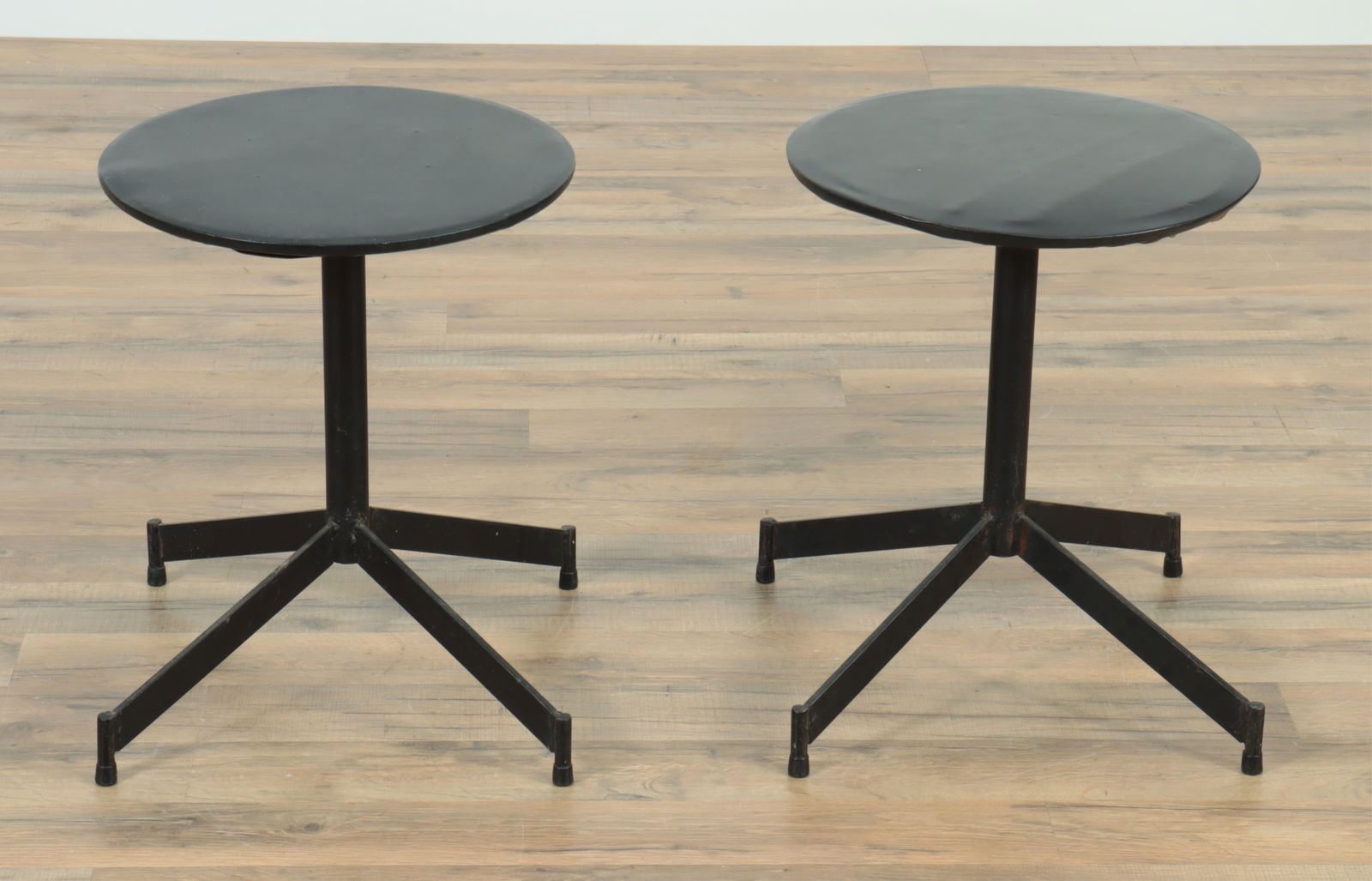 Pair of Mid-Century Metal Side Tables (1 of 4)