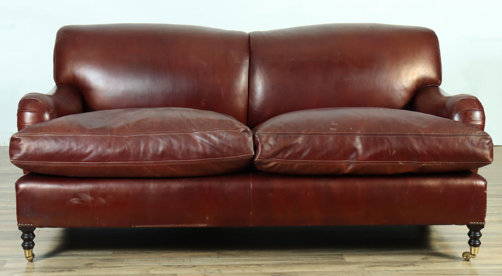 George Smith Leather Sofa 72" (1 of 10)