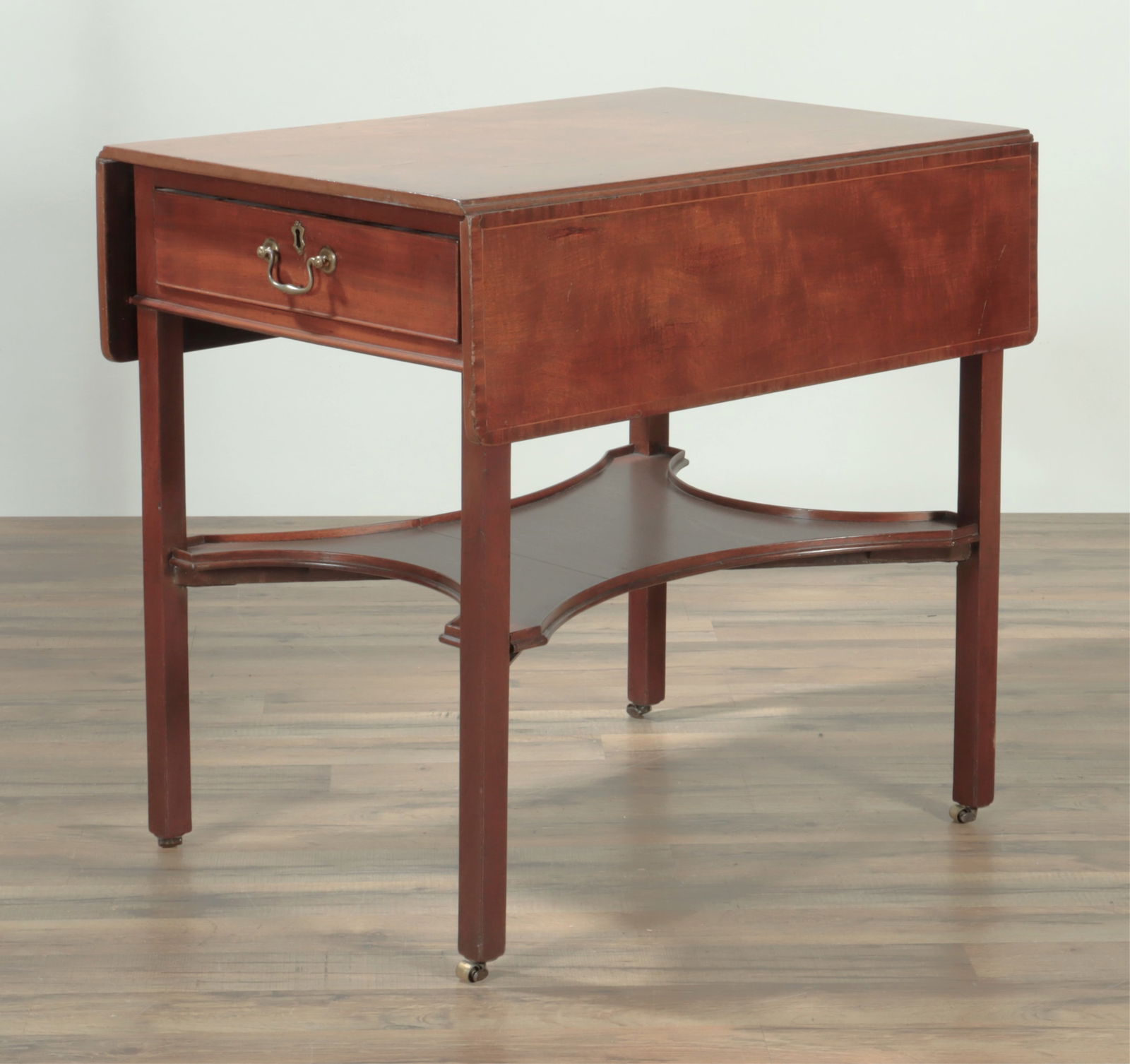 George III Style Mahogany Pembroke Table (1 of 6)