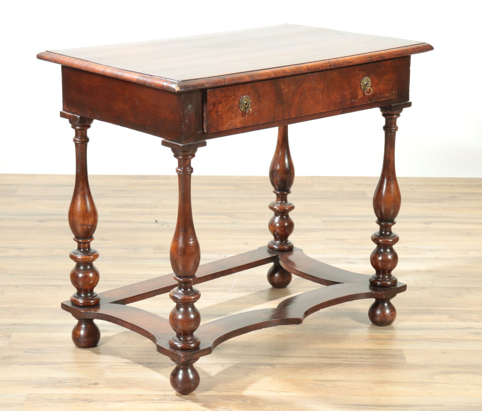William and Mary Style Walnut Side Table (1 of 8)