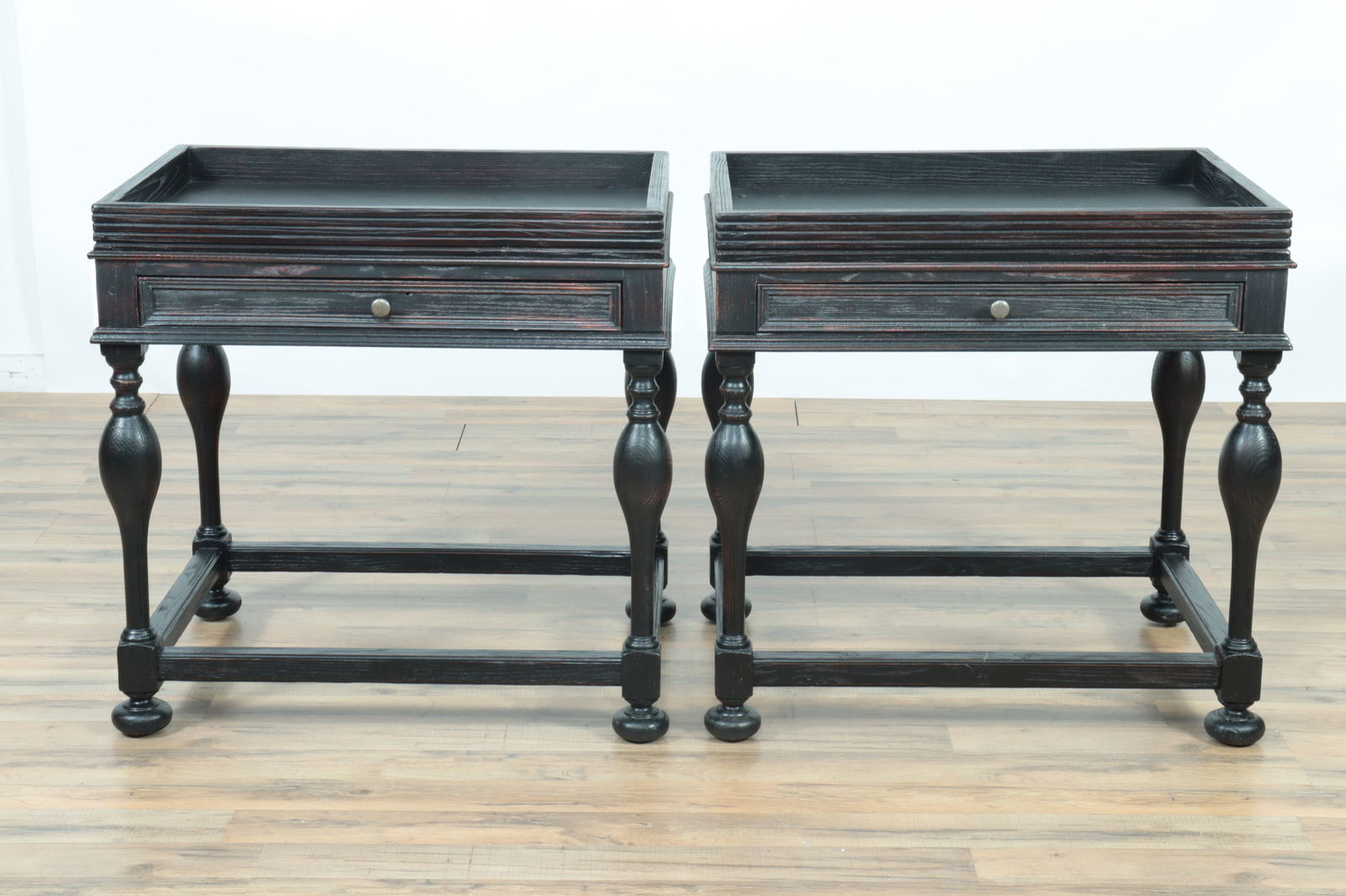 Pair of William and Mary Style Side Tables (1 of 5)