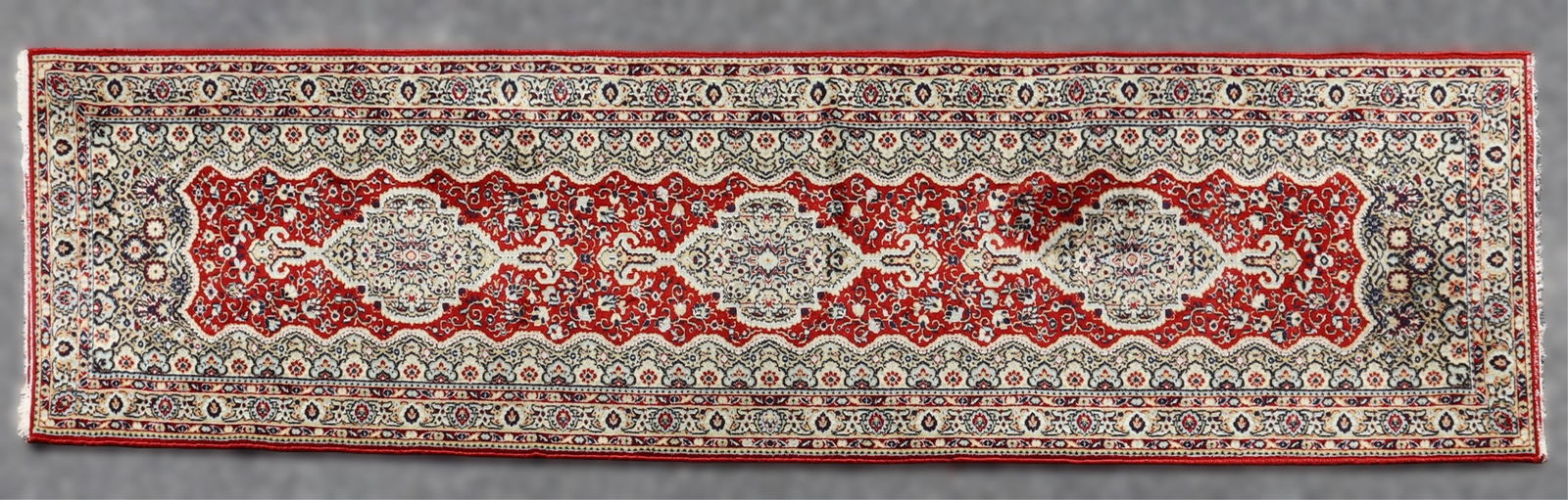 Persian Style Wool Runner Rug 3-1 x 11-3 (1 of 8)