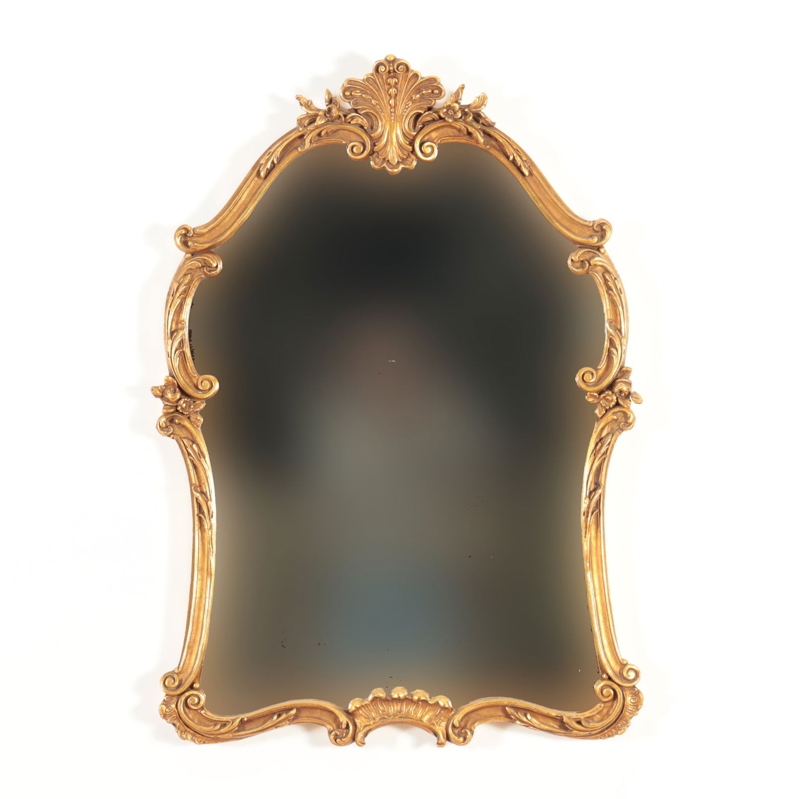 Rococo Style Gilt Wood Mirror (1 of 6)