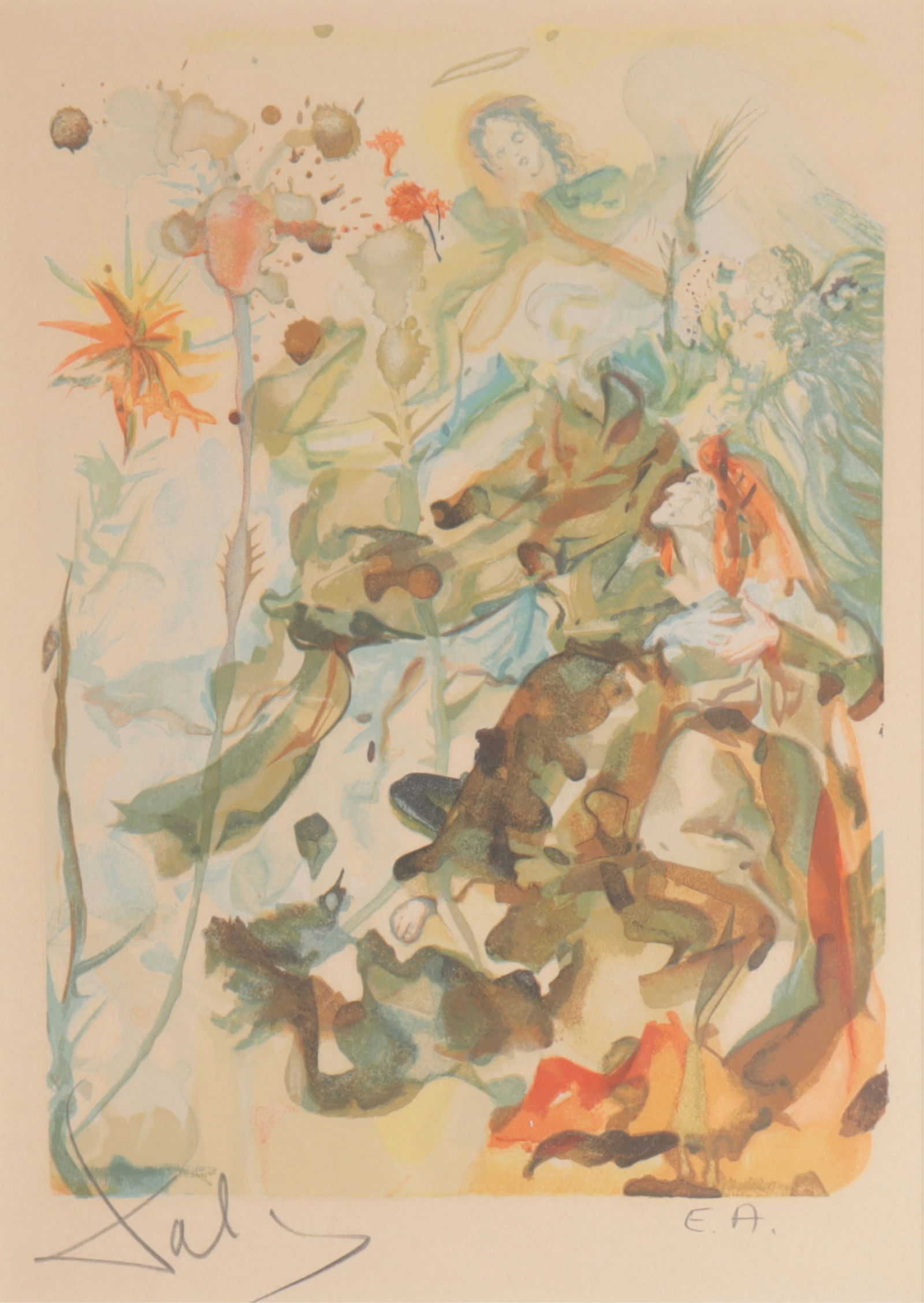 Salvador Dali - Apparition of St. James Lithograph (1 of 6)