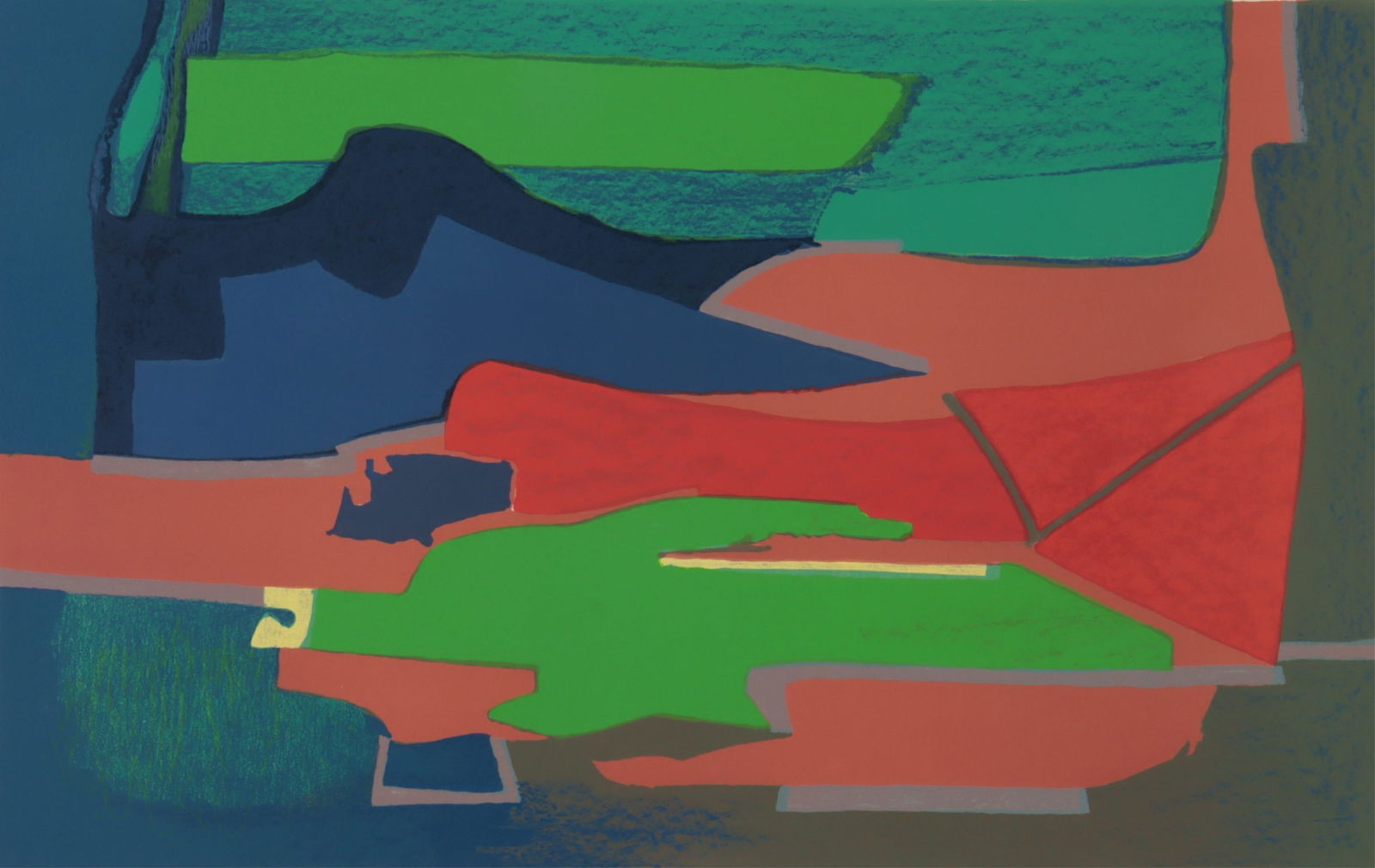 Francoise Gilot - Toward Evening Color Serigraph & Autographed Book (1 of 12)