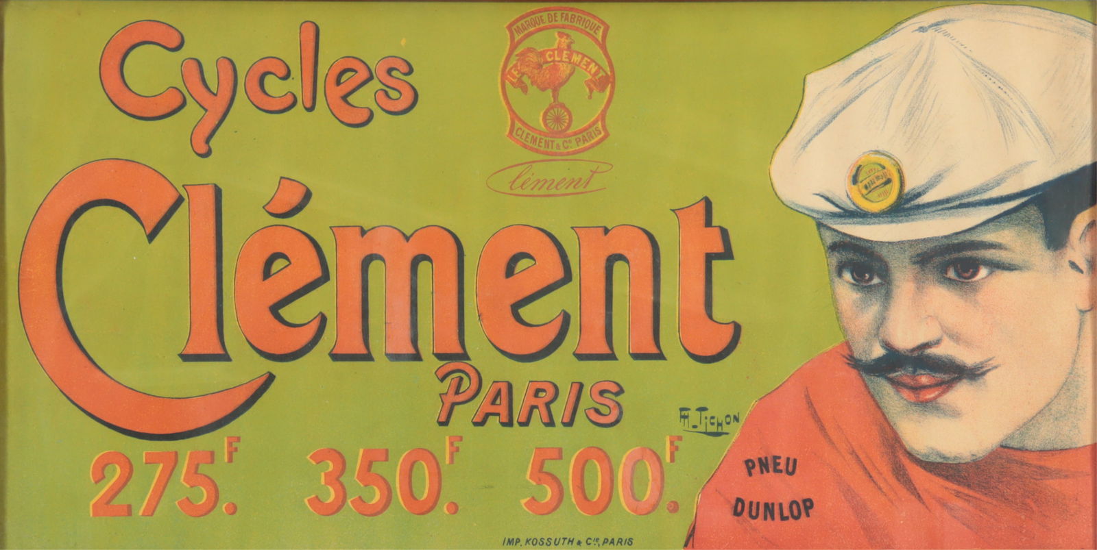 Charles Tichon - Cycles Clement - Poster (1 of 6)
