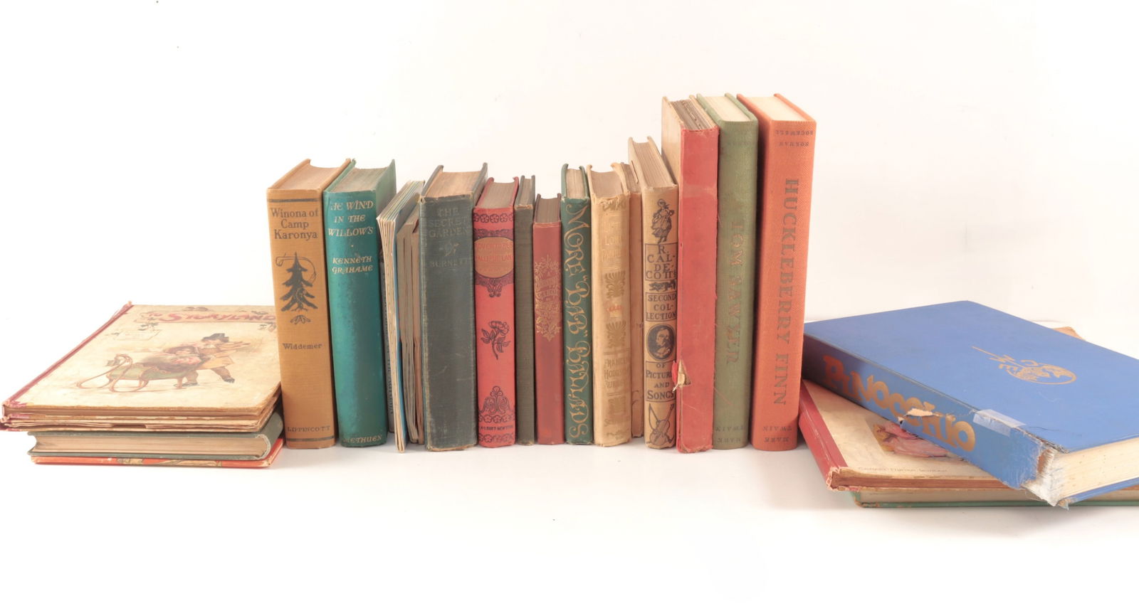 Vintage Children's Book Lot - Rockwell Signed Huck (1 of 16)