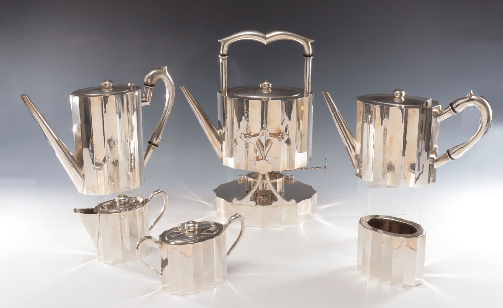 Georg Jensen Art Deco Coffee & Tea Service (1 of 8)
