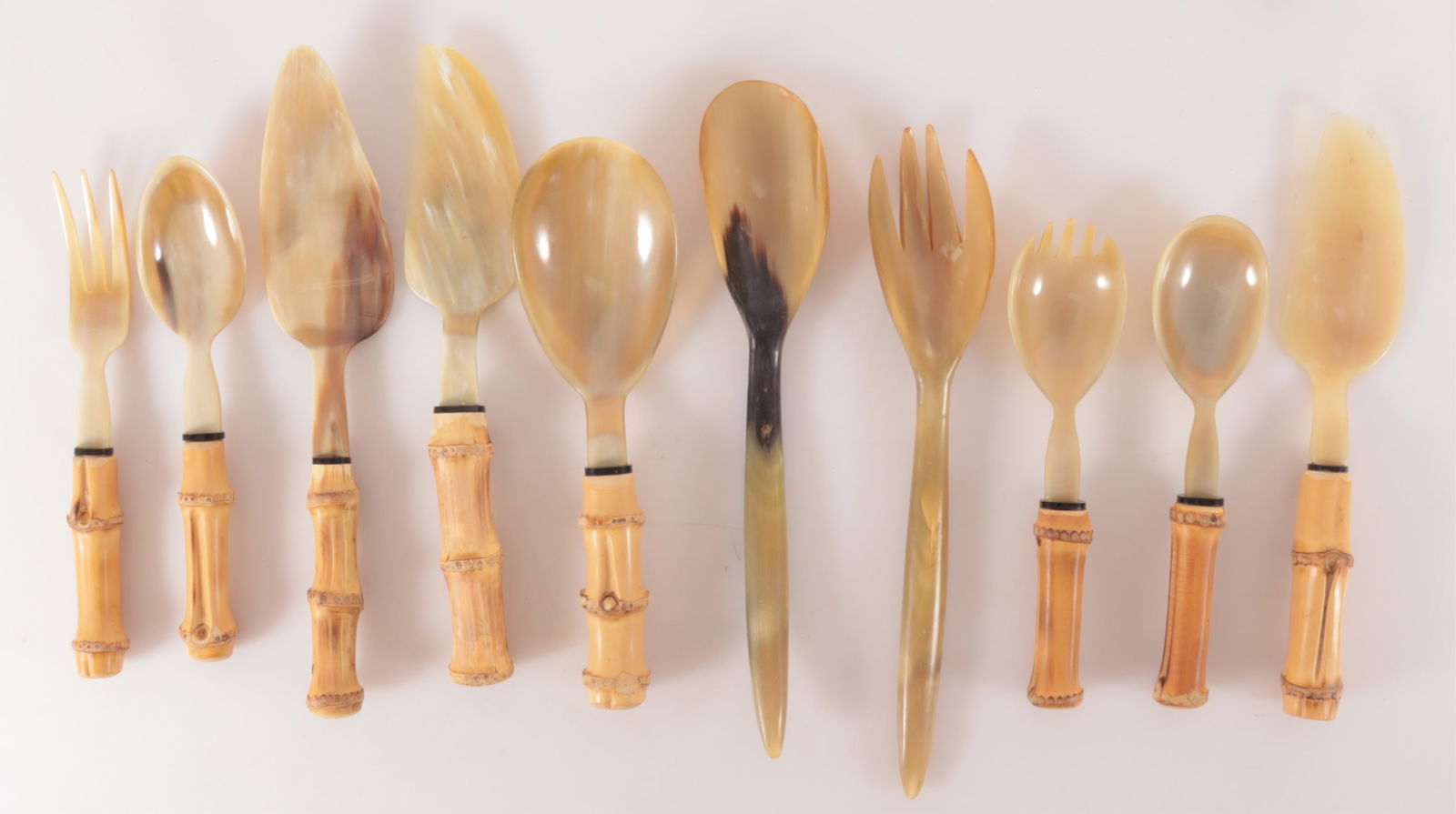 117 Pcs. of Stainless/Bamboo Flatware and Serving (1 of 11)