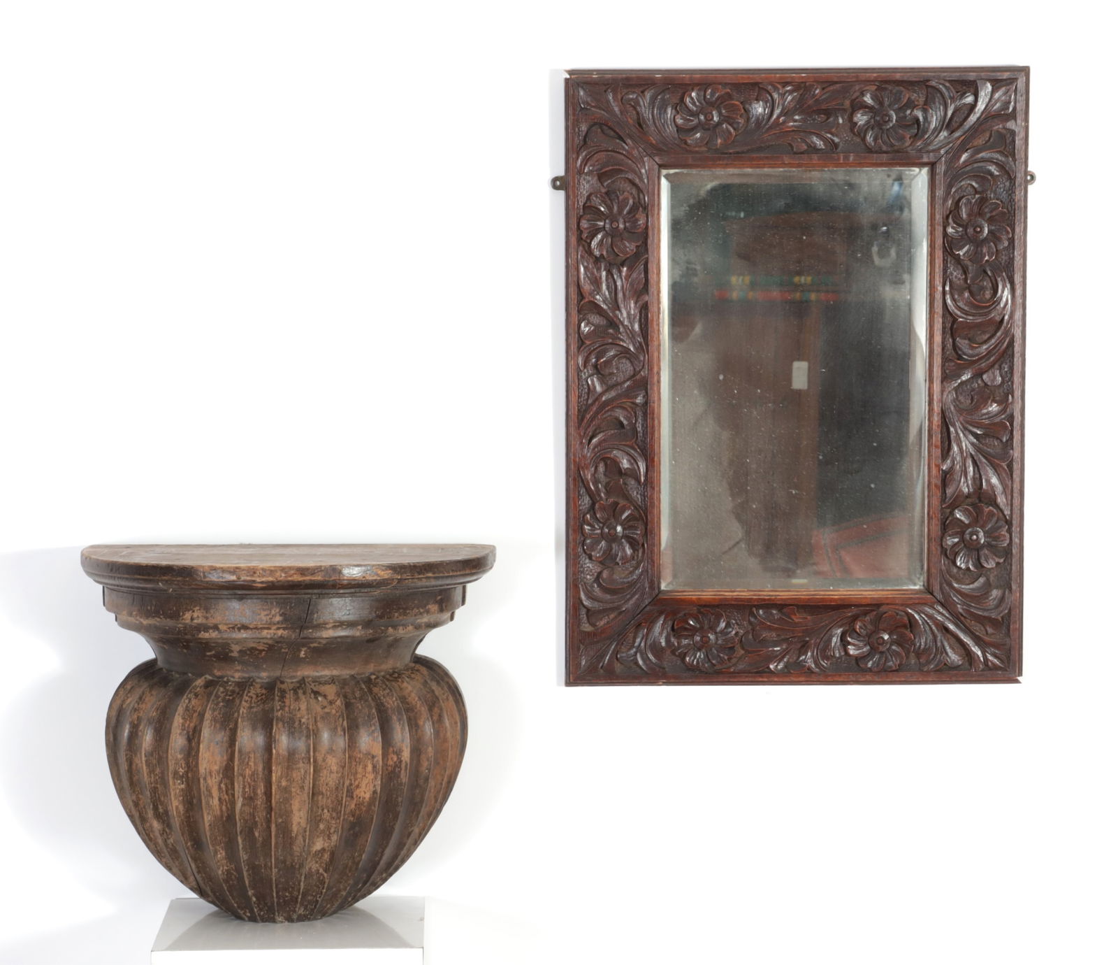 Victorian Bracket Console & Baroque Style Mirror (1 of 20)