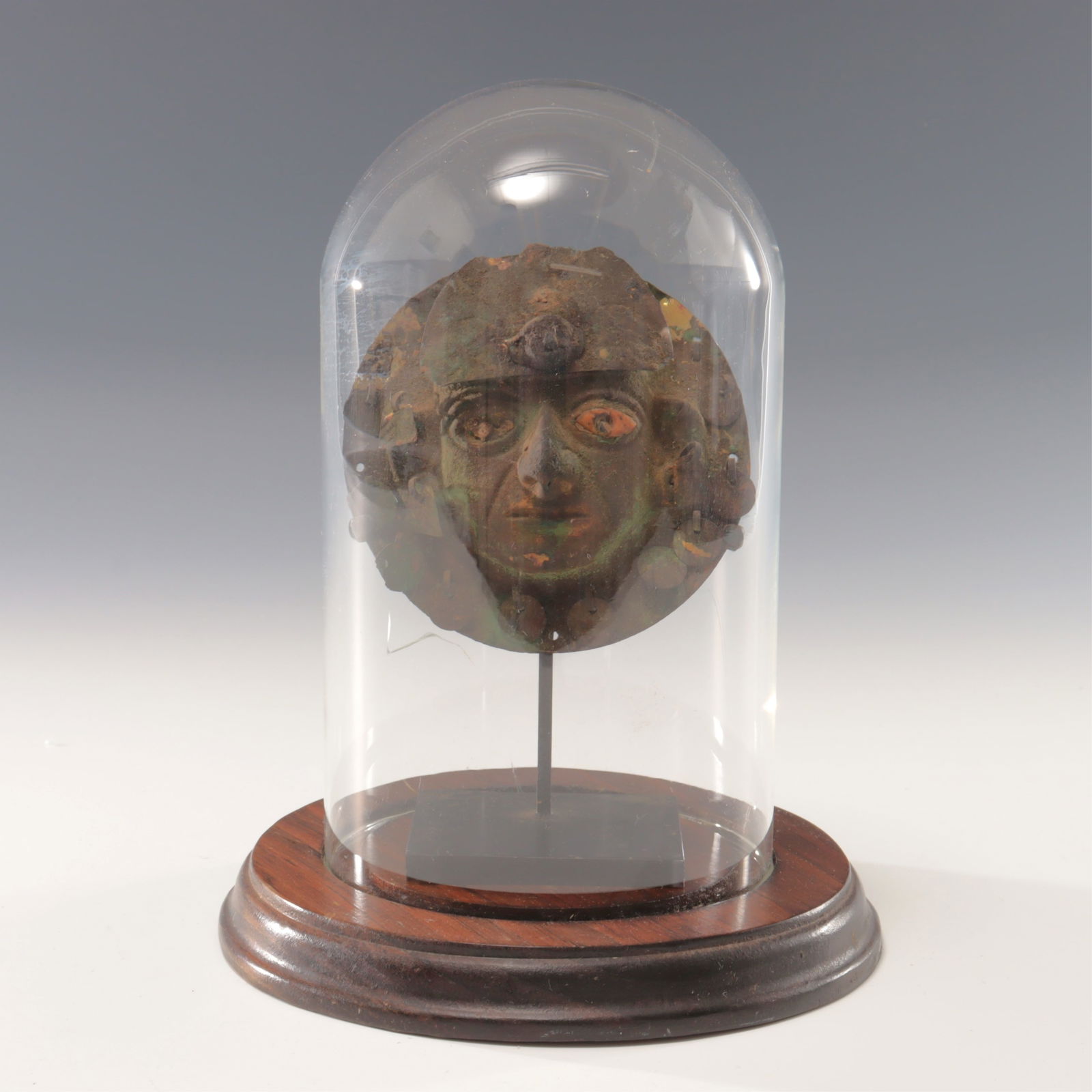 Moche Peru Hammered Copper Mask (1 of 4)