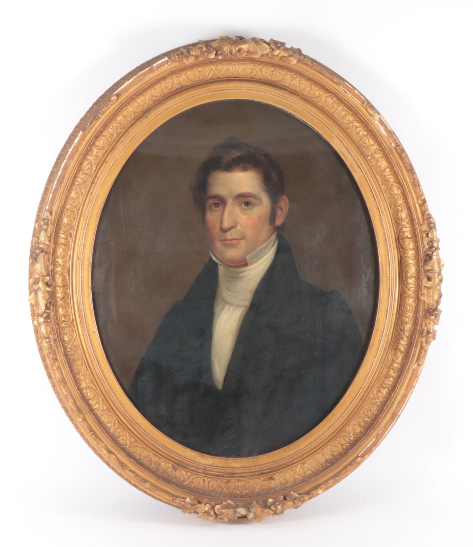American 19-20th C. Portrait of a Gentleman - O/C (1 of 14)