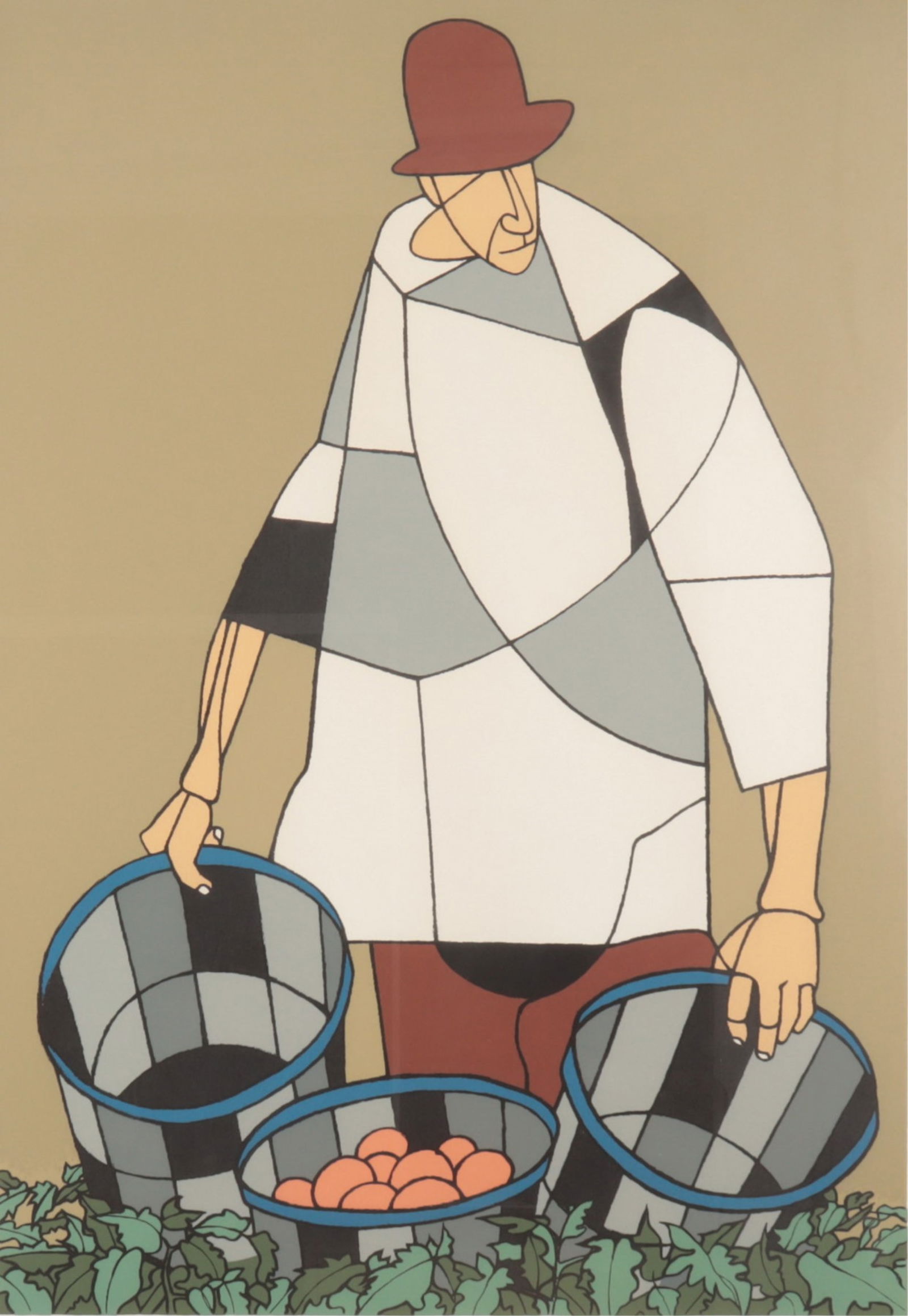 Robert Gwathmey, Migrant Screenprint (1 of 5)