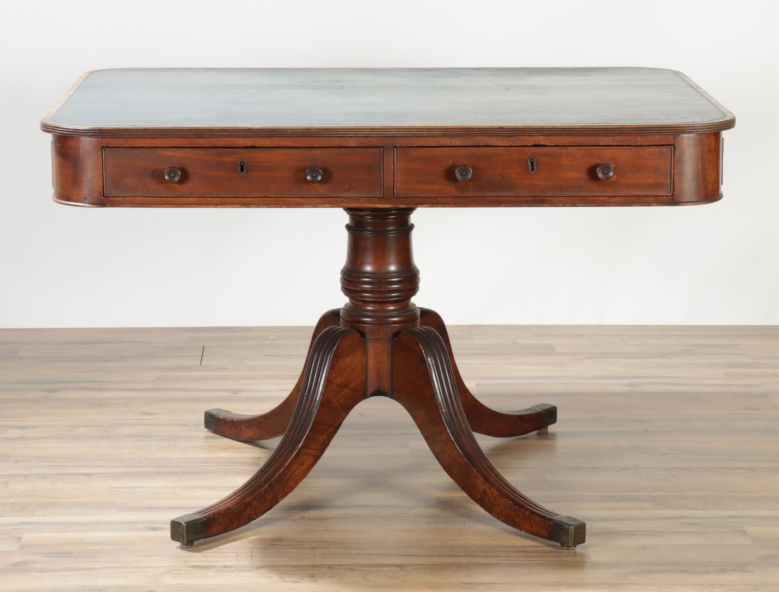 James Winter Victorian Mahogany Desk, 19th C. (1 of 10)