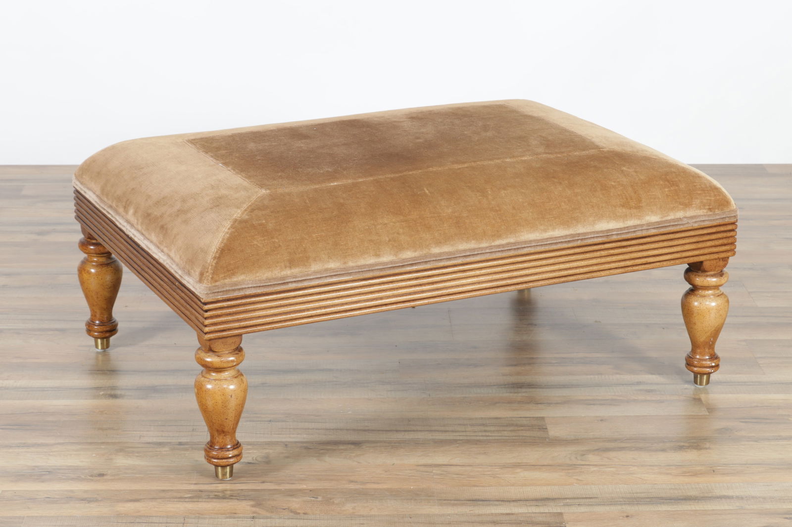 George Smith Style Stained Cherry Bench (1 of 5)