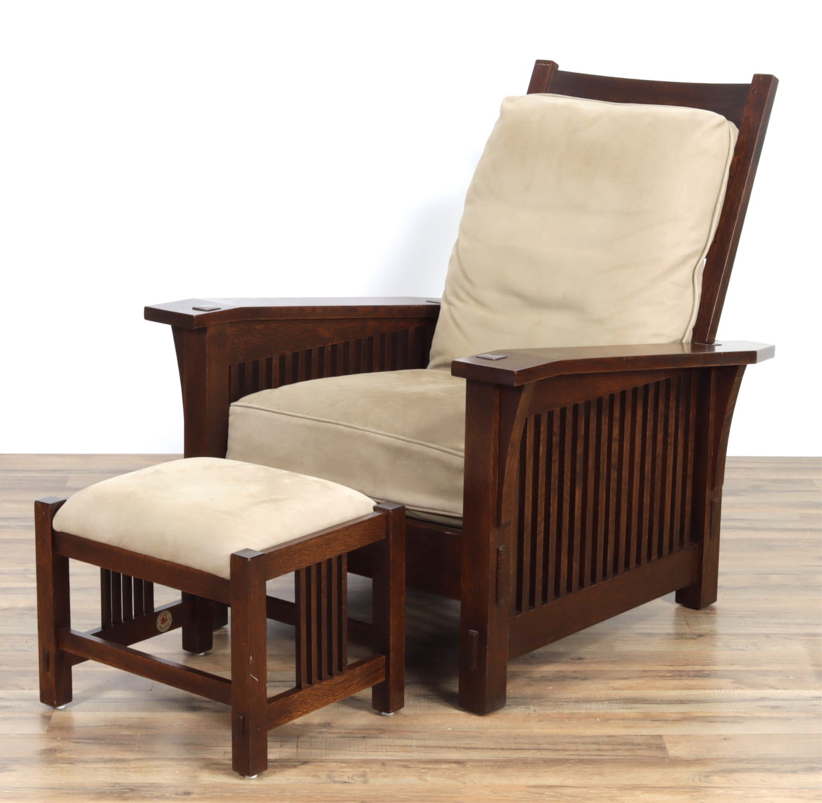 Stickley Morris Chair & Ottoman (1 of 9)