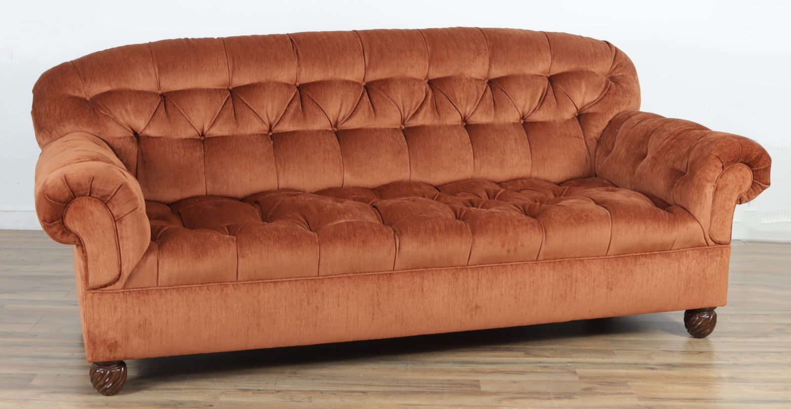 George Smith Style Upholstered Chesterfield Sofa (1 of 7)