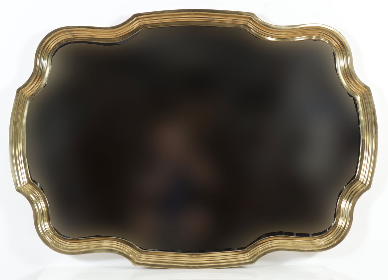 George III Style Brass Mirror (1 of 4)