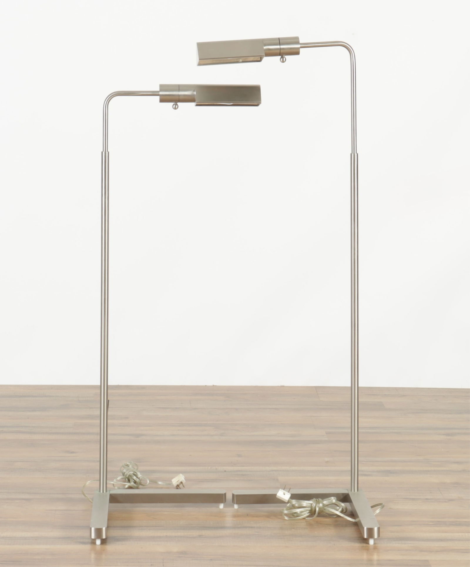 Pair of Casella Brushed Metal Reading Lamps (1 of 6)