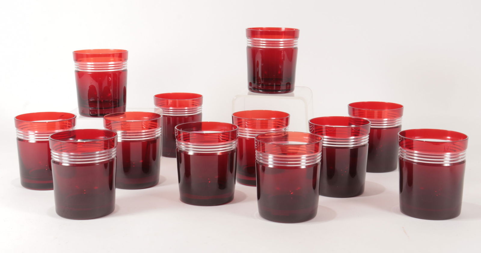 Ralph Lauren - Cut Ruby Glass Tumblers (1 of 4)