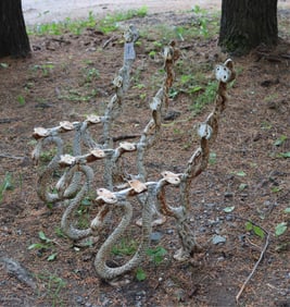Victorian Style Cast Iron Window Bench Supports