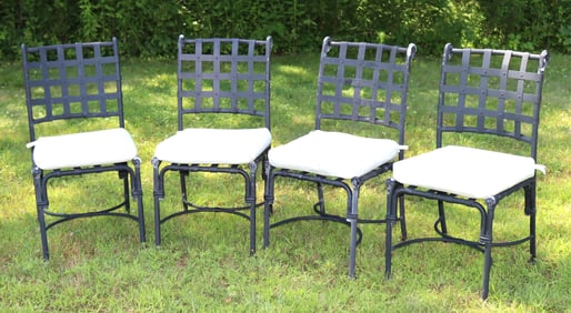 Group of Four Sifas Kross Side Chairs