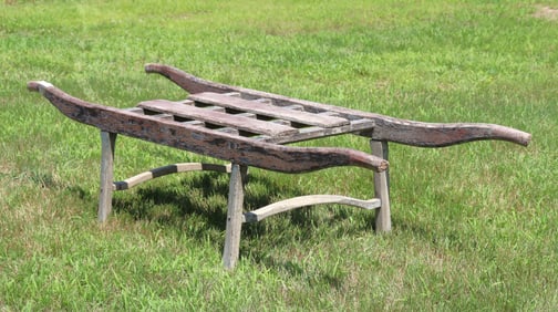 Rustic Garden Platform