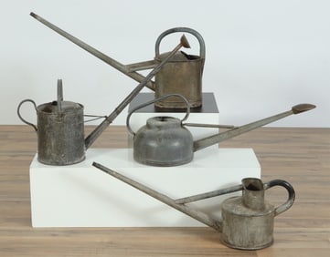 Group of 20th C Watering Cans
