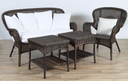 Suite of Wicker Furniture
