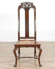 Queen Anne Style Walnut Side Chair